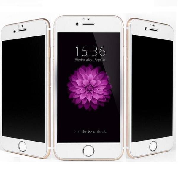 Comma iPhone 8 Tempered Glass (Asahi), Full Privacy White (0.26mm)