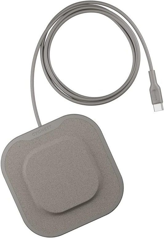 Cygnett PowerBase III 15W Wireless Charger, Grey
