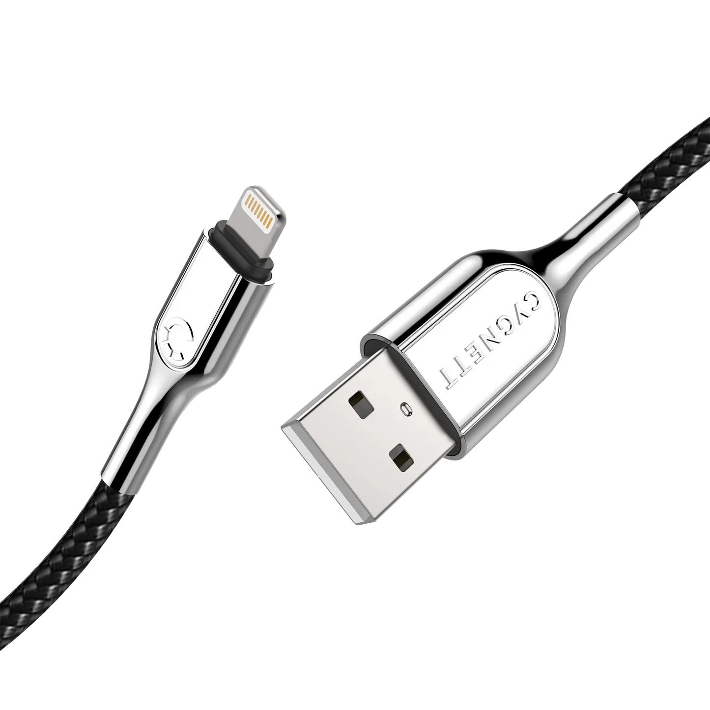 Cygnett Armored Lightning to USB-A Cable 2M, Black