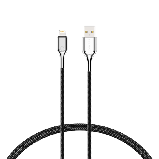 Cygnett Armored Lightning to USB-A Cable 2M, Black