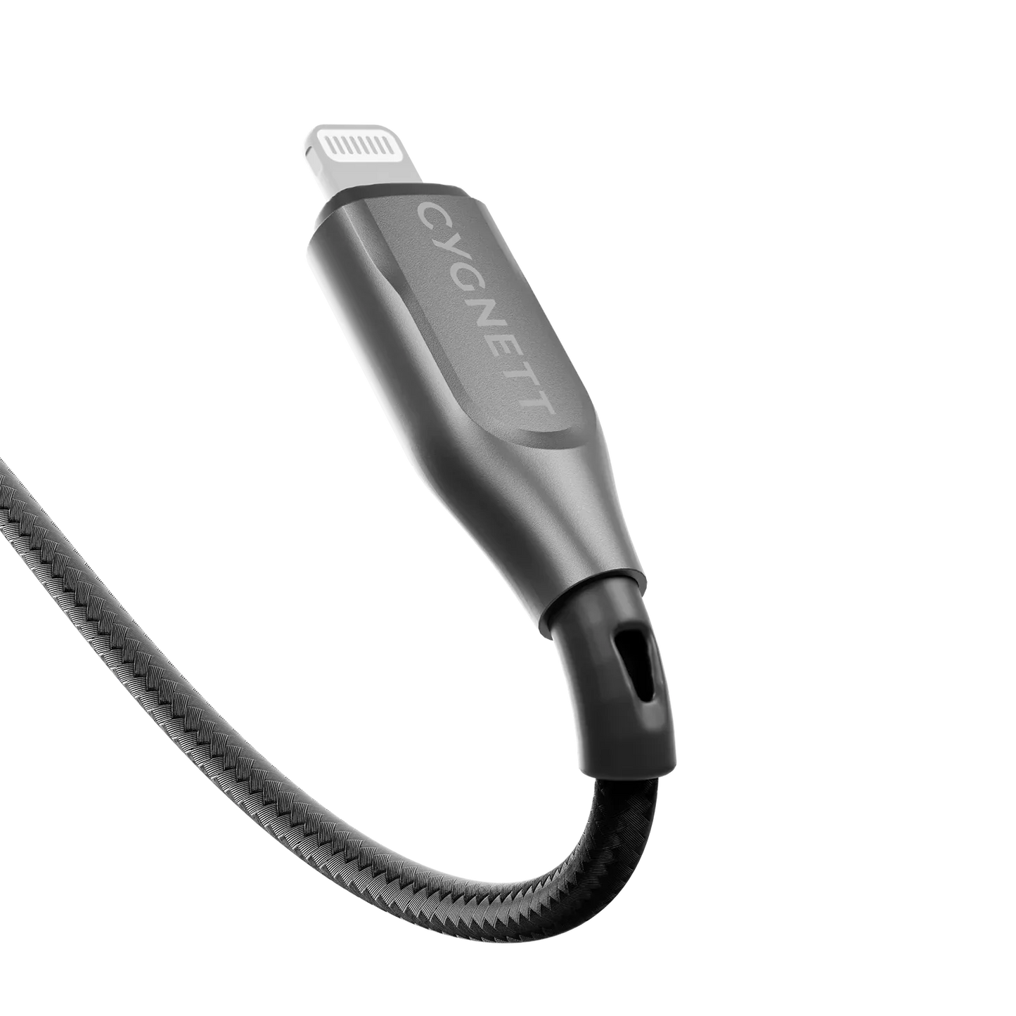 Cygnett Armoured Lightning to USB-C Cable 1M, Black
