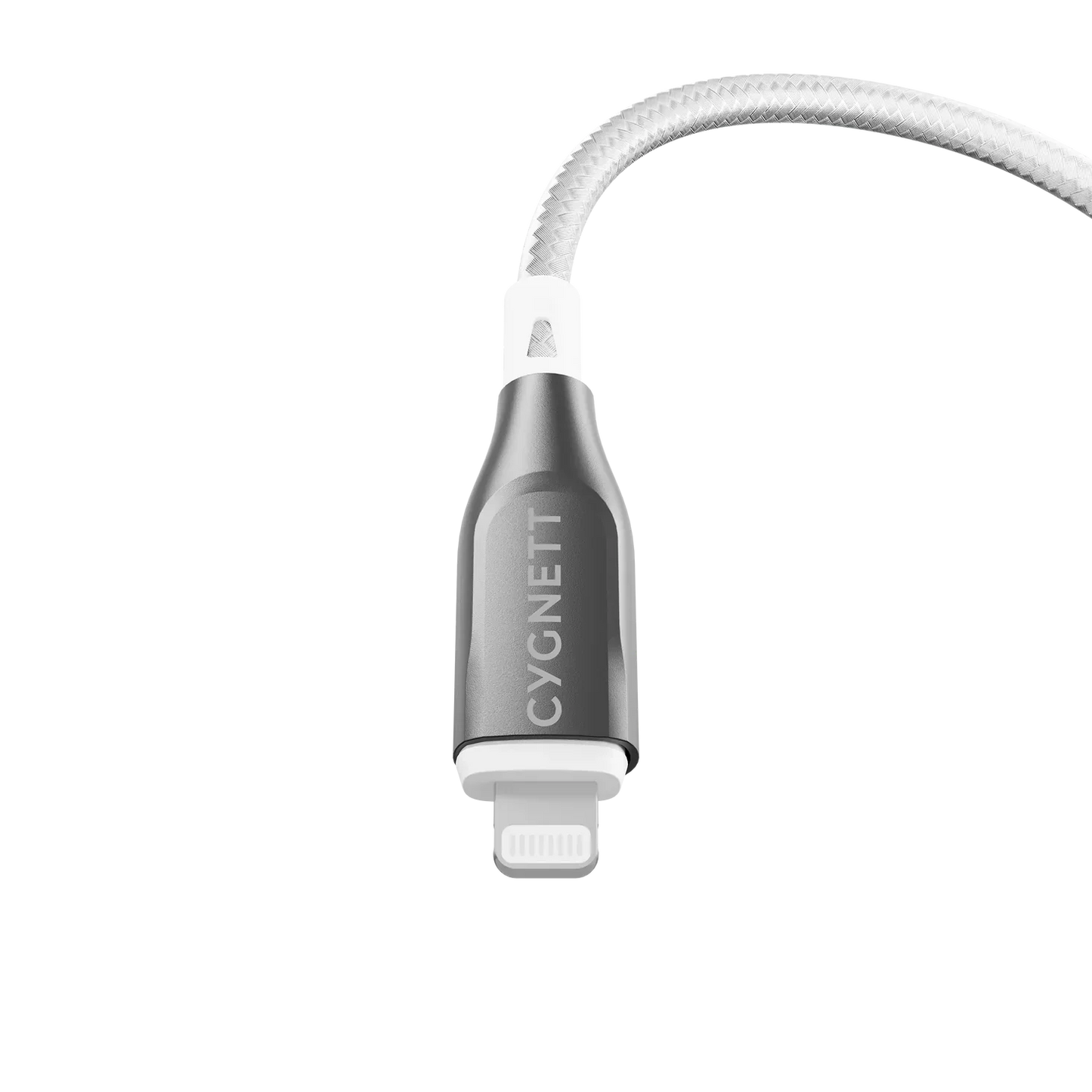 Cygnett Armoured Lightning to USB-C Cable 2M, White