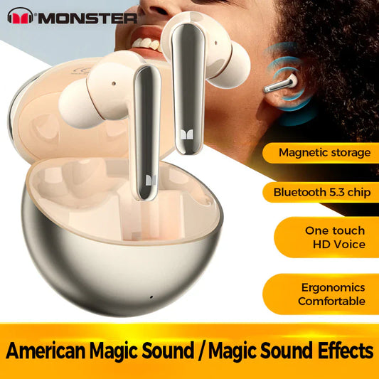 Monster N-LITE 203 Wireless In-ear Headphones, White