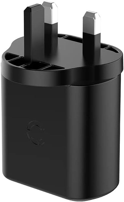 Cygnett PowerPlus 32W USB-C PD Dual Wall Charger, Black