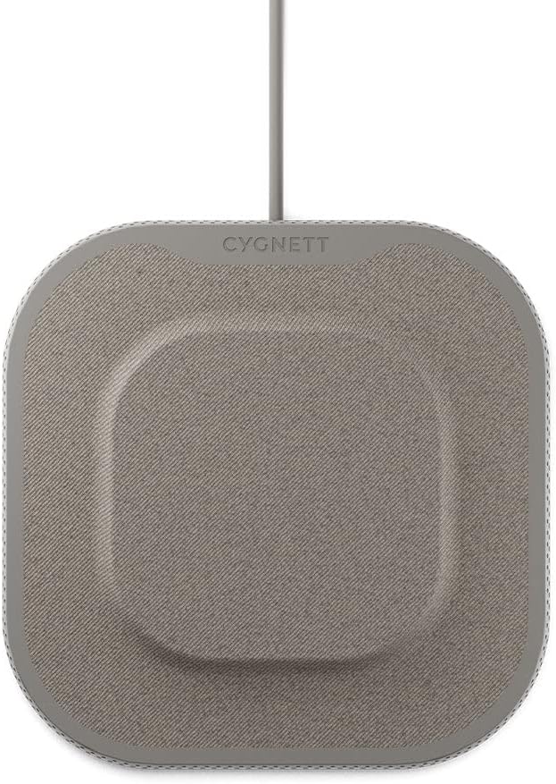 Cygnett PowerBase III 15W Wireless Charger, Grey