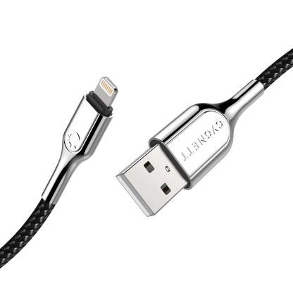 Cygnett Armored Lightning to USB-A Cable 2M, Black
