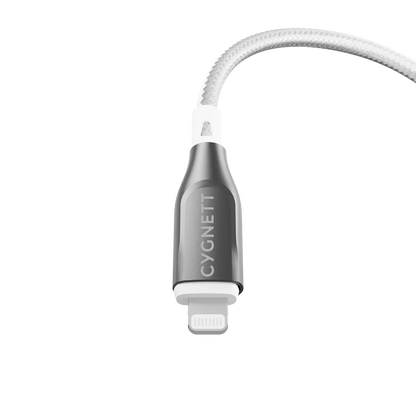 Cygnett Armoured Lightning to USB-C Cable 2M, White